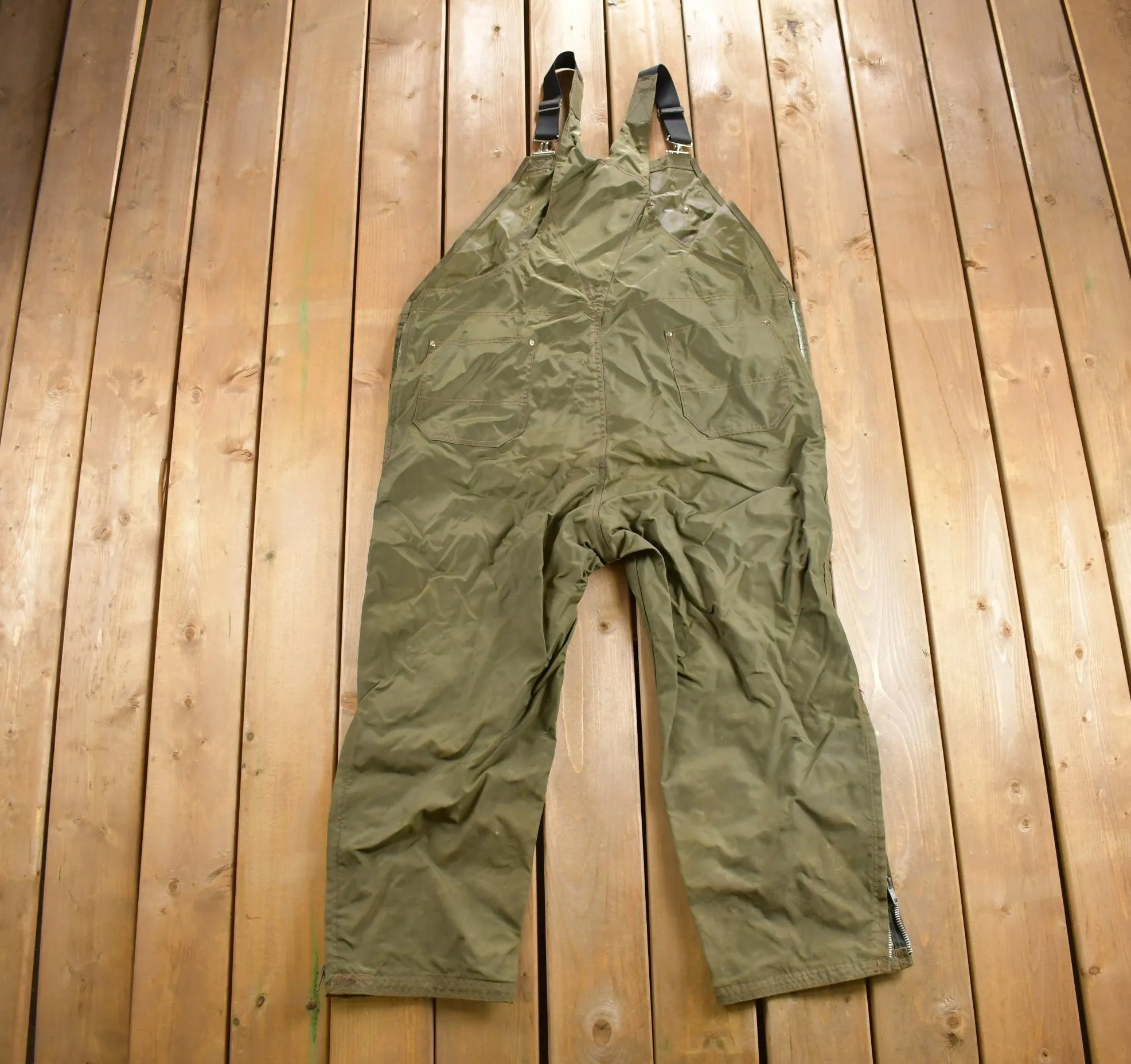 Vintage 1970s Dans Briar Proof Hunting Overalls / Vintage Overalls / Streetwear / Outdoorsman / Made in USA / Hunting Gear / Fishing