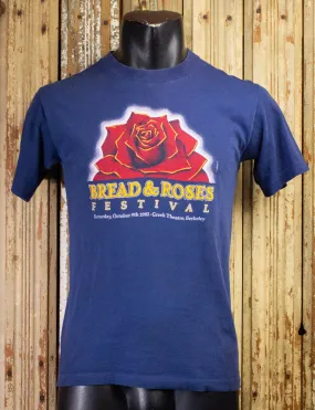 Vintage Bread & Roses Folk Festival Concert T Shirt 1982