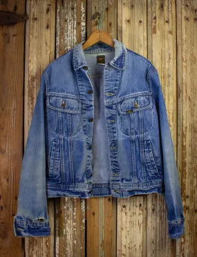 Vintage Lee Denim Trucker Jacket 70s Light Wash Medium