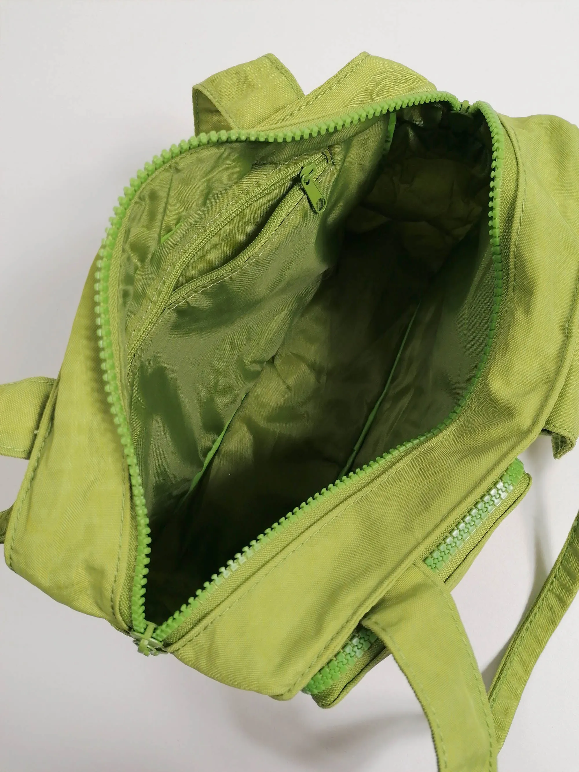 Y2K Green Bag Nylon Baby-Bag